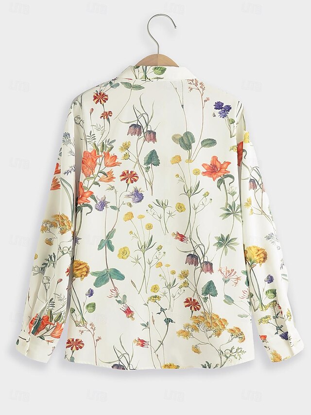 Women's Shirt Long Sleeve Button Down Blouse Fashion