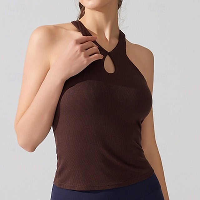 Women's Yoga Bra Sports Tank Top Sports Bra Medium Support