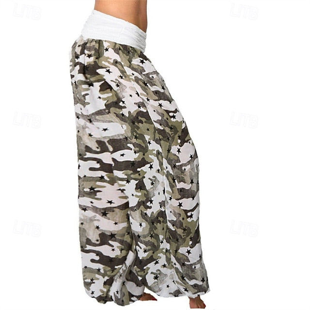 Women's Pants Trousers Palazzo Pants Fashion Boho Full