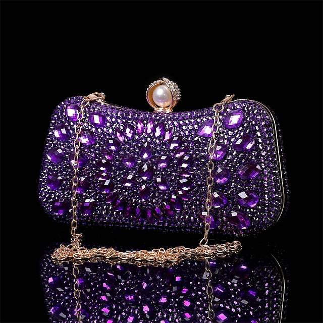 Women's Clutch Luxury Evening Multicolor – Crystal