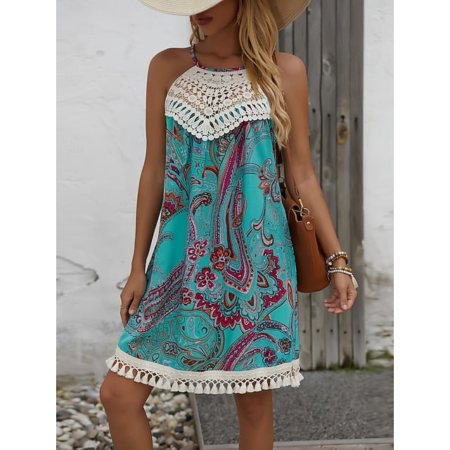 Women's Mini Dress Sundress A Line Dress Summer Dress Slip