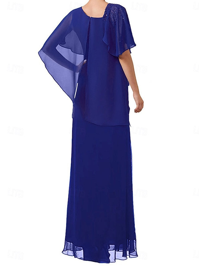 Mother the A-Line Elegant Dress Simple Bride Square Neck of