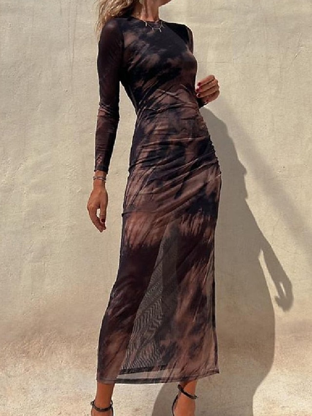 Women's Midi Dress Party Dress Cocktail Dress Sheath Dress