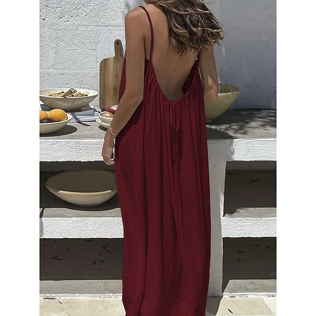 Women's Maxi Dress A Line Dress Vacation Casual Holiday