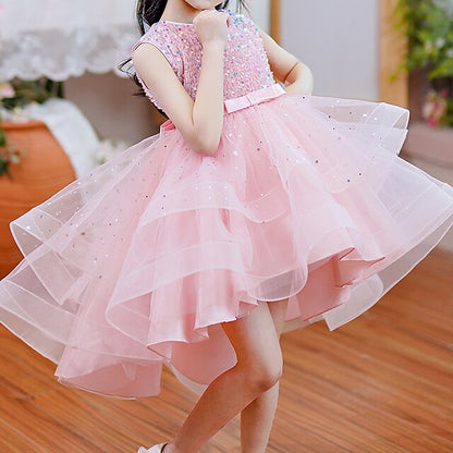 Dress Girls' Princess Flower Party Girl