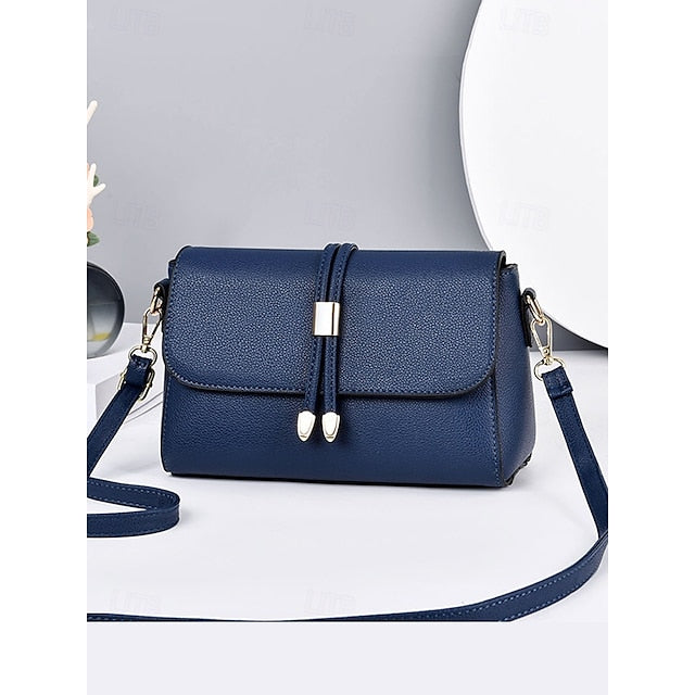 Burgundy Bags in Crossbody Leather Black Women's Faux and