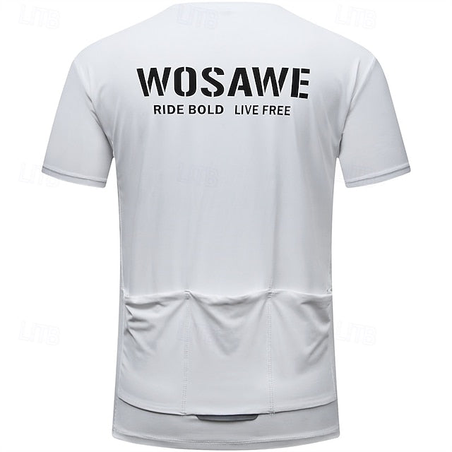 Men's Women's Cycling Jersey Letter & Number Short