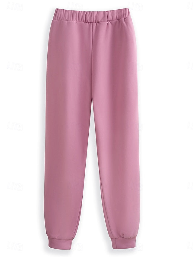 Women's Two Piece Sets Tracksuit Pants Sets Long Sleeve