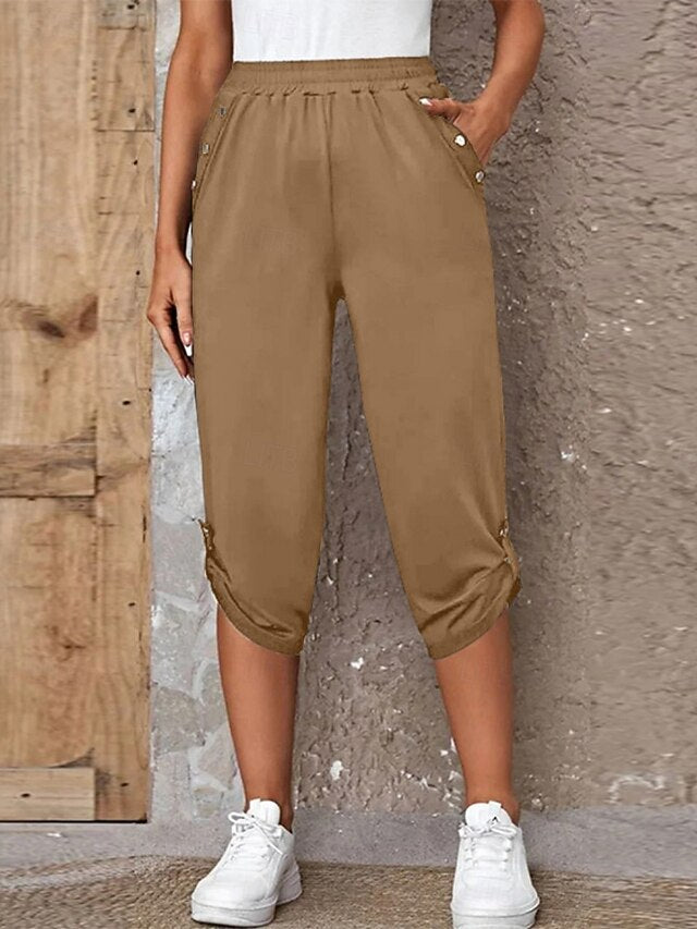 Women's Capri Pants Tapered pants Summer Pants Casual Pants