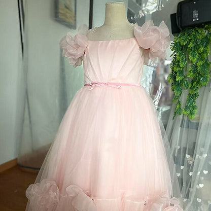 Girl Girls' First Flower Party Communion Dress