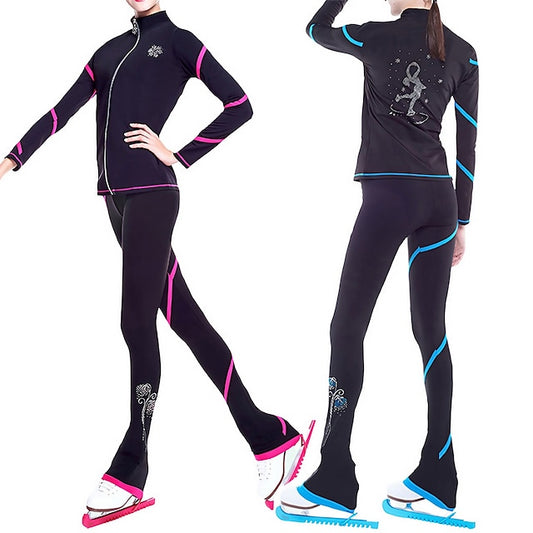 Figure Skating Jacket with Pants Women's Girls' Ice