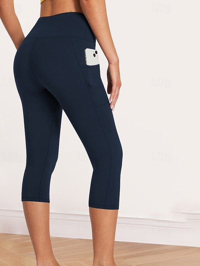 Women's Capri Pants Slacks Leggings Cozy Leggings
