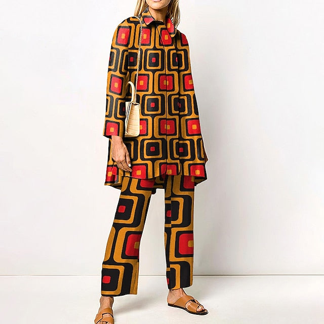 Women's 2 Pieces Streetwear Daily Neon & Bright Shirt