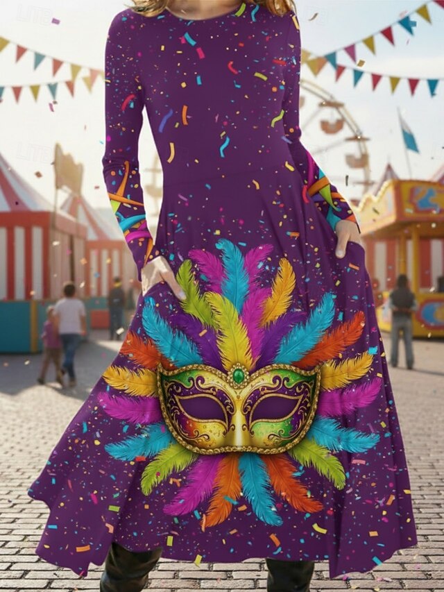 Women's Midi Dress Casual Dress Swing Dress Elegant Fashion