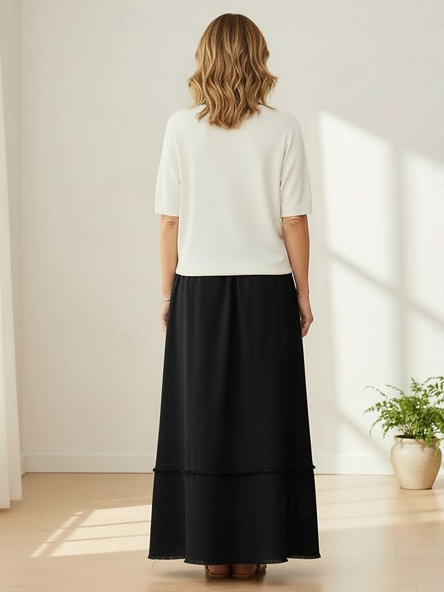 70% Linen Women's Linen Skirts Cotton Linen Skirts Casual
