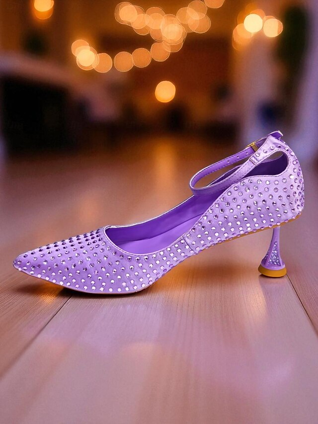 Clutch Rhinestone Matching and Bag Green Set Women's Heels