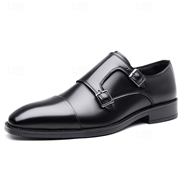 Shoes Elegant – Monk Men's Double Leather Strap