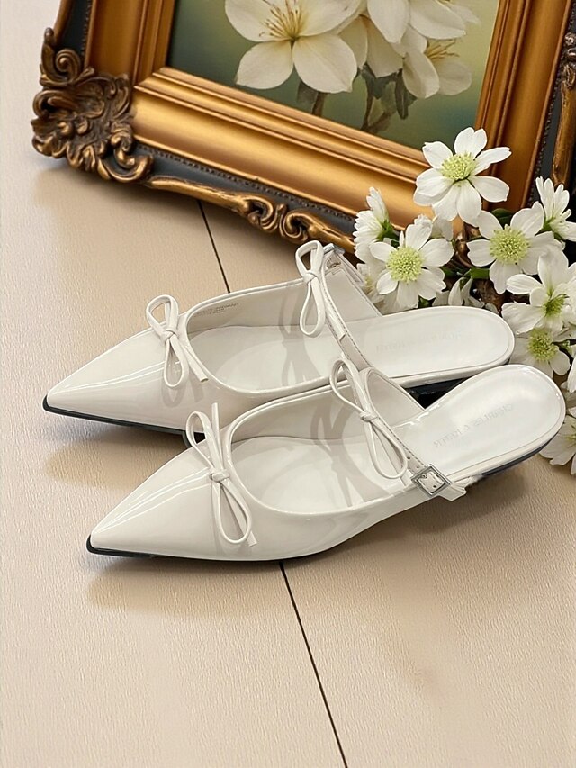 with Pointed Women's Rhinestone Flats Toe Black