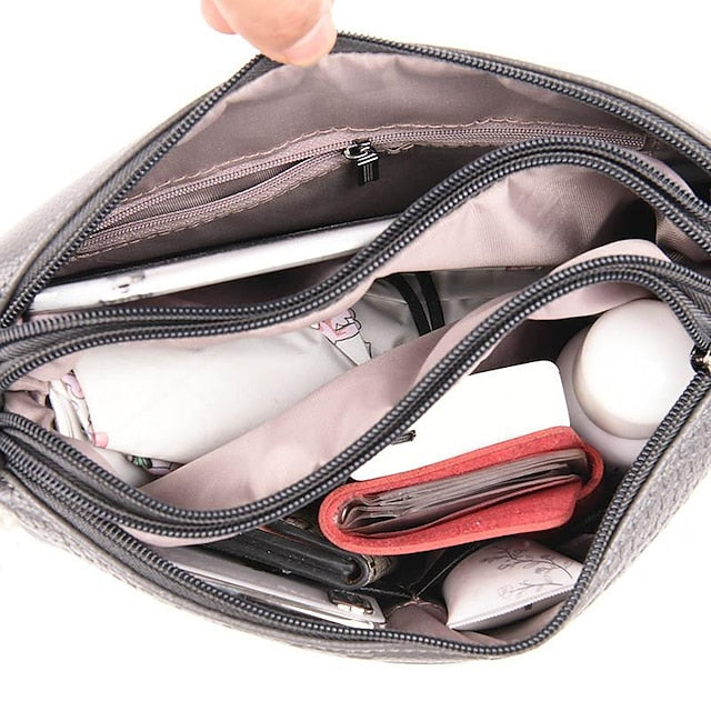 Leather Hobo Crossbody Bag Shoulder PU Women's