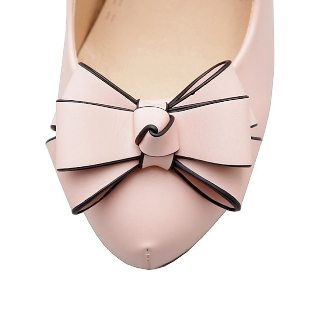 Girls' Daily PU Heel Cosplay Heels Shoes Lolita