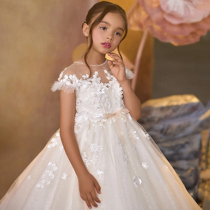 Kids First Dress Party Communion Girl Girls' Flower