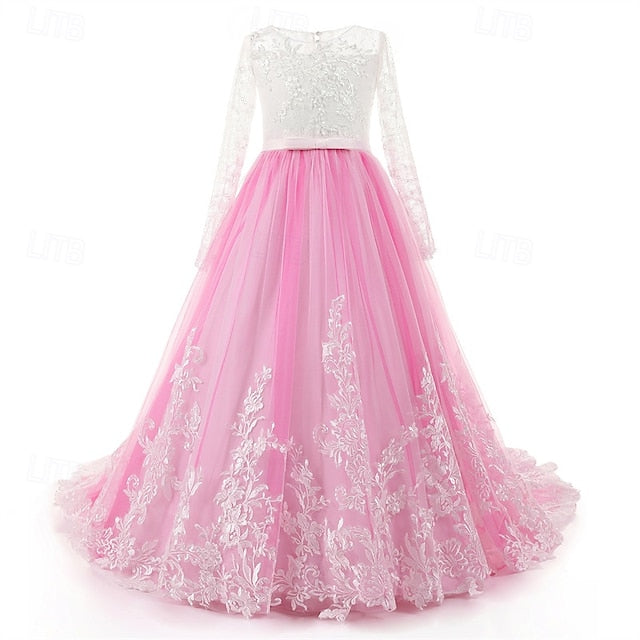 Kid's Girl Flower Dress Girls' Princess