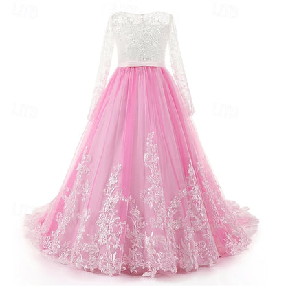 Kid's Girl Flower Dress Girls' Princess