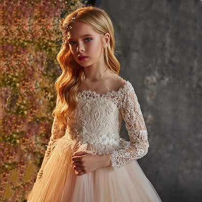 Girls' Dress Party Princess Wedding Flower Girl