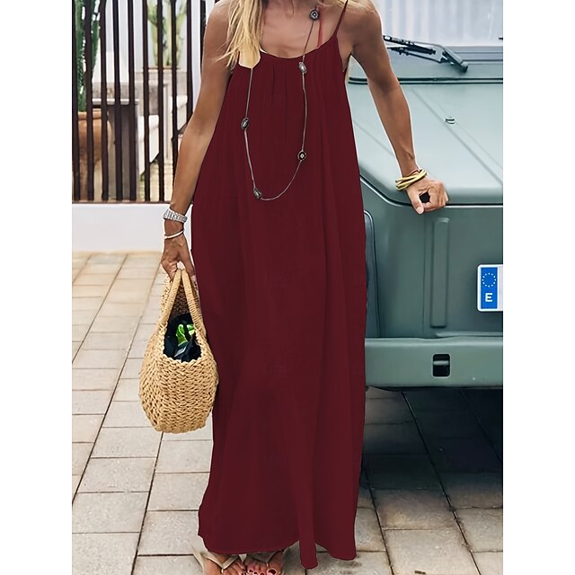 Women's Maxi Dress A Line Dress Vacation Casual Holiday