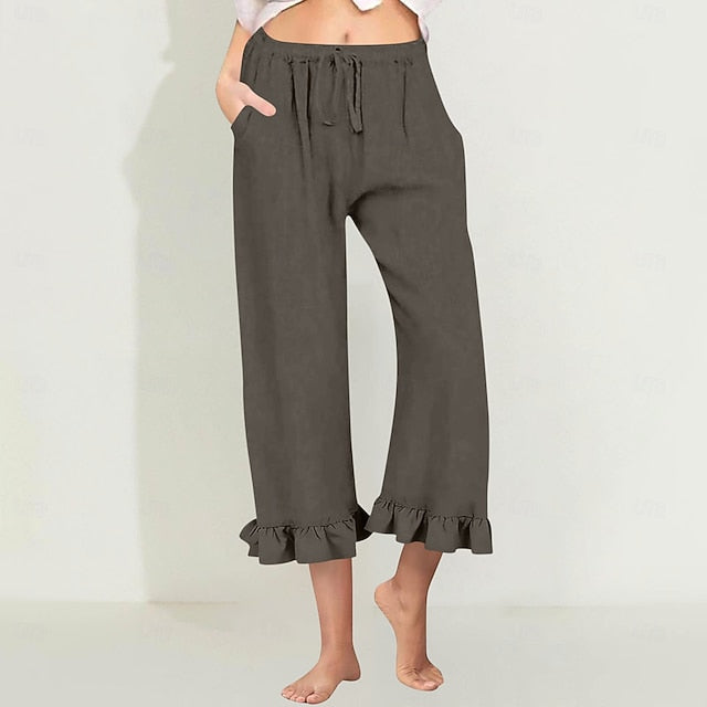 Women's EU / US Size Capri shorts Fashion Casual Capris