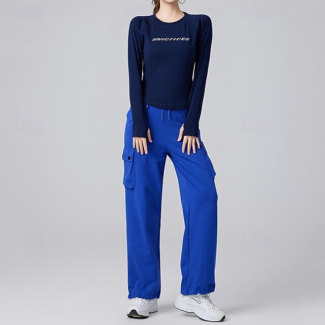 Women's Running T-Shirt Gym Shirt Sports Top Long Sleeve