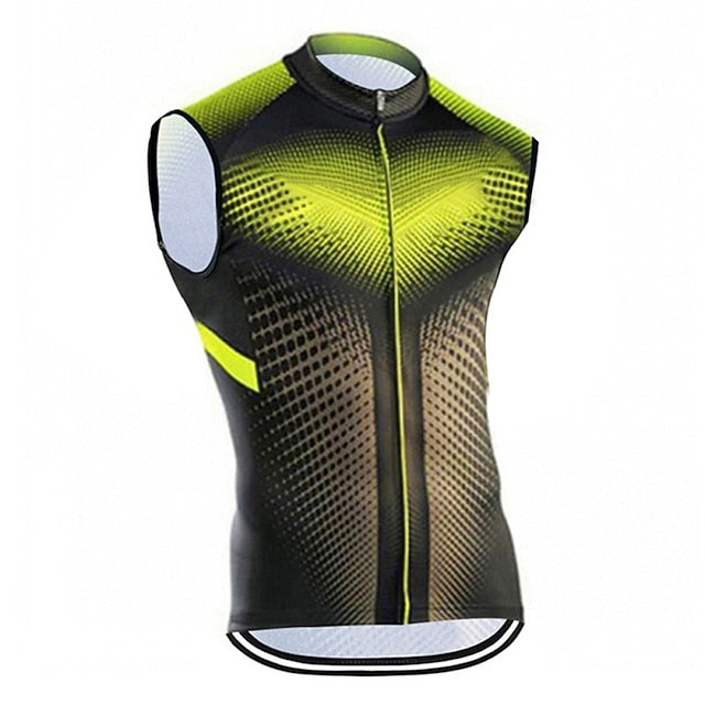 Men's Women's Cycling Vest Graphic Sleeveless Bike Top