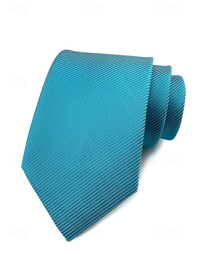 satin Men's tie striped