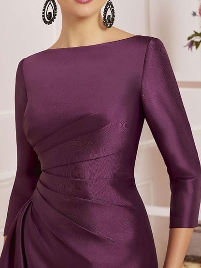 Elegant the Guest Off of Wedding Bride Sheath Dress Mother