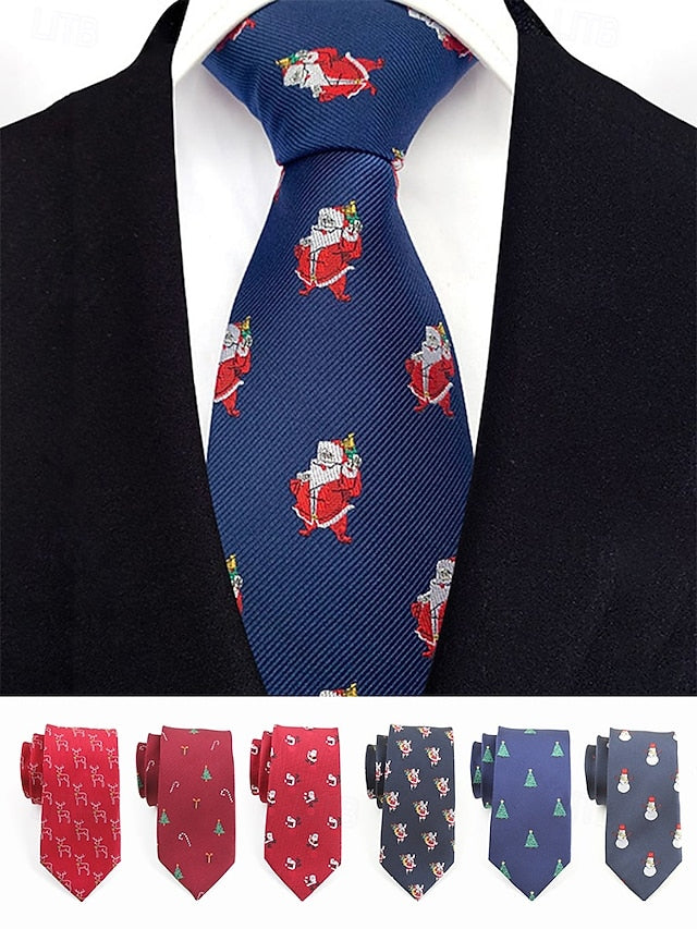 Necktie Santa Men's Christmas with