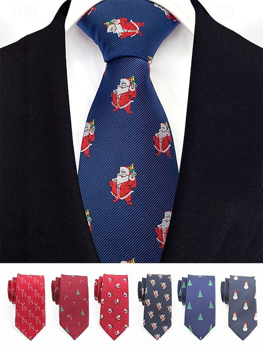 Necktie Santa Men's Christmas with