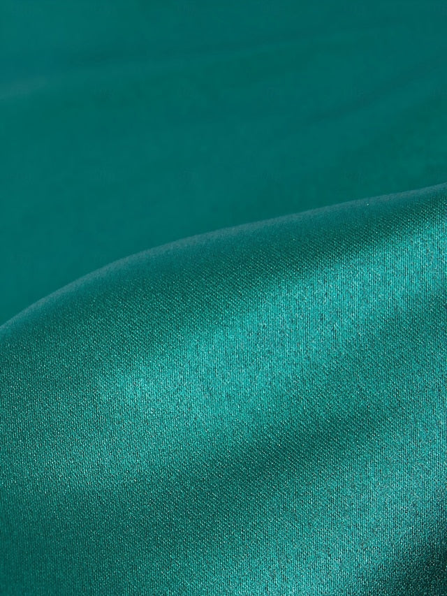 A-Line Dress Floor High Guest Gown Formal Evening Split Wedding