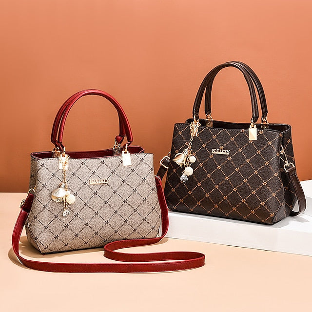 Women's Men's PU Party Leather Bag Shoulder Handbag