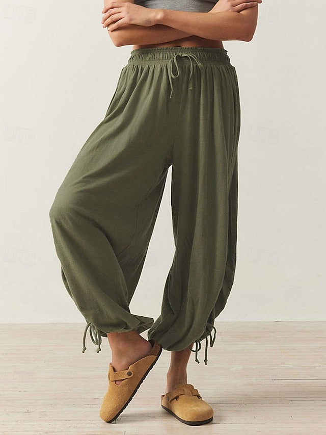 Women's Chinos Bloomers Vacation Streetwear Casual Full