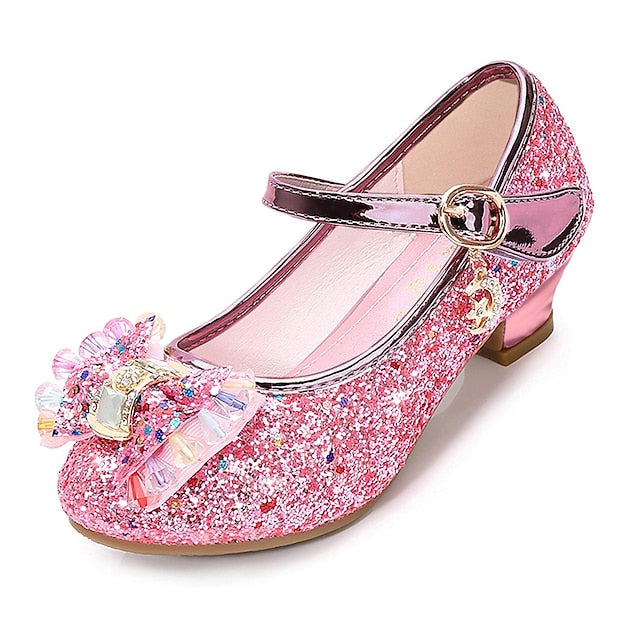 Shoes Jane Princess Glitter Mary Party Sparkling Girls' –