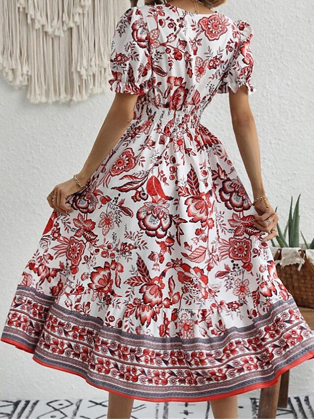 Women's Midi Dress Casual Dress Swing Dress A Line Dress