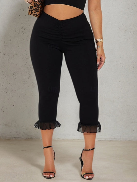 Women's Capri Pants Summer Shorts Leggings Fashion