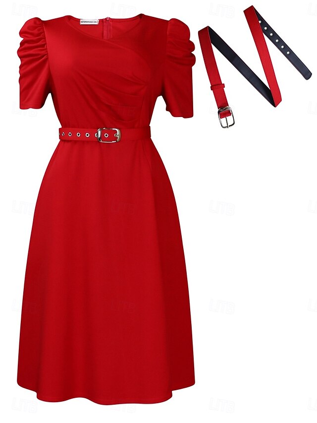 Women's Midi Dress Black Dress Party Dress Elegant Fashion