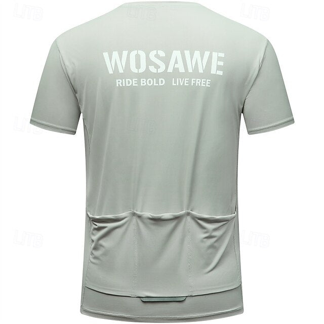 Men's Women's Cycling Jersey Letter & Number Short