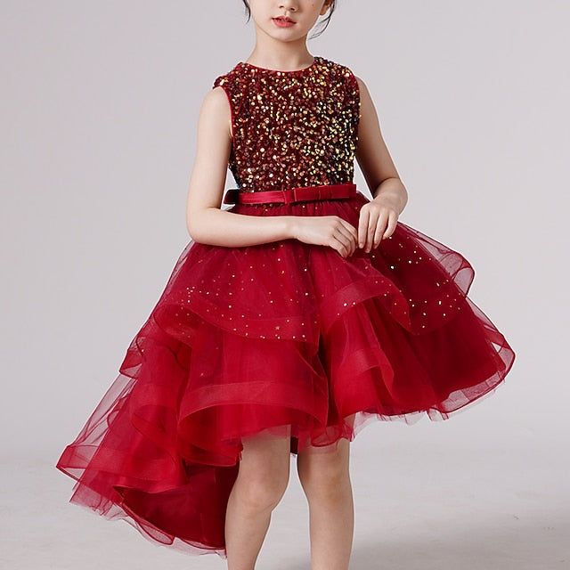 Dress Girls' Princess Flower Party Girl