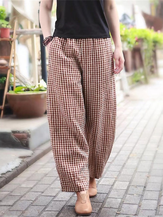 Women's Wide Leg Pants Trousers Vacation Streetwear Simple