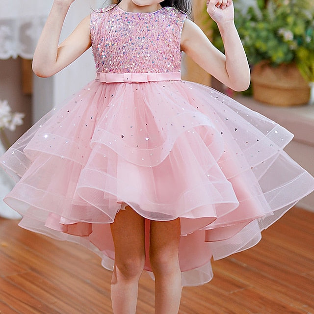Dress Girls' Princess Flower Party Girl