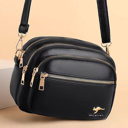Leather Bag Dome Crossbody Shoulder PU Women's