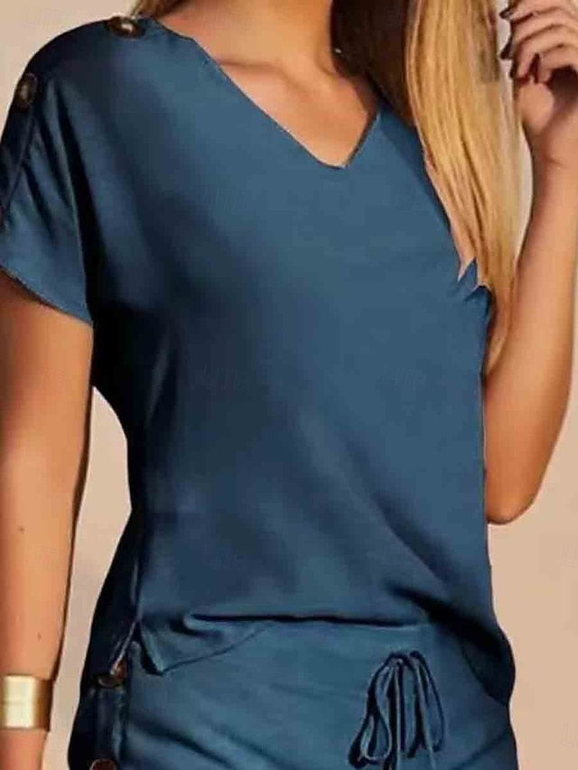Women's 2 Pieces Fashion Streetwear Daily Shorts Sets Short