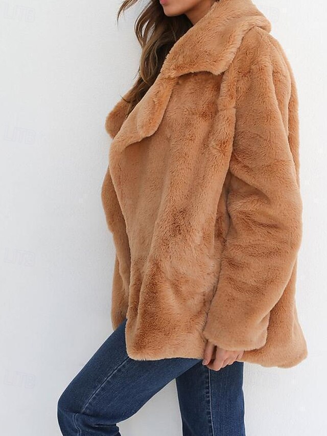 Women's Comfortable Teddy Coat Warm Furs Fur Faux